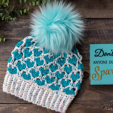 Snow Heart Beanie