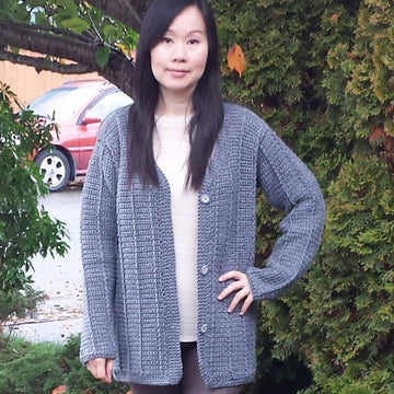 Cozy Ribbed Crochet Cardigan
