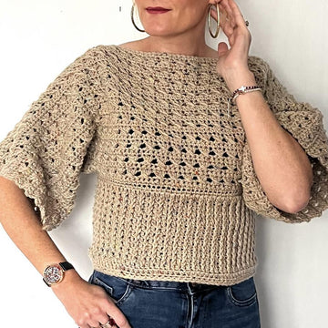 Lace Ribbed Sweater