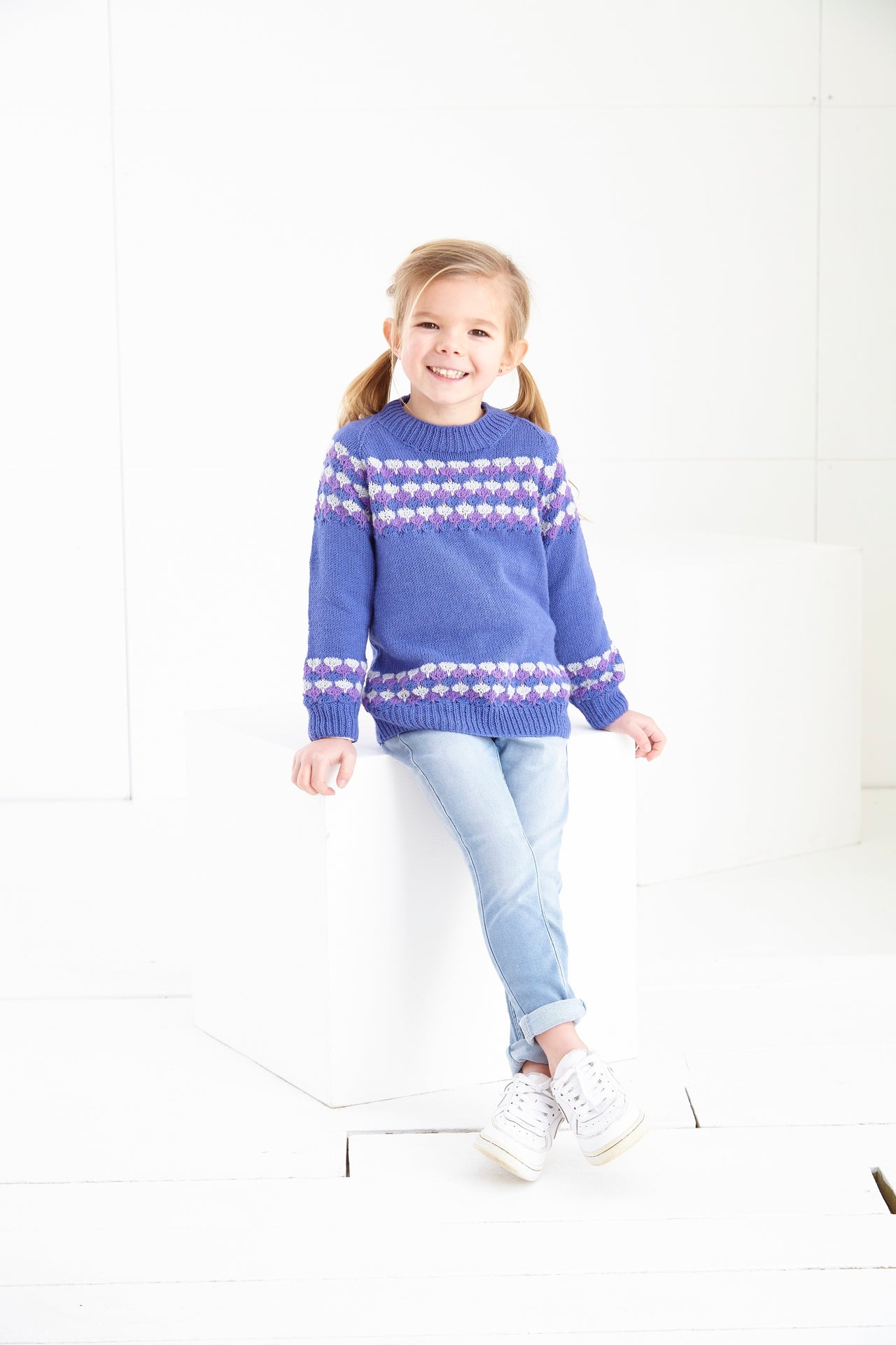 Sweater and Cardigan in King Cole Cotton Socks 4ply - 5879 - Downloadable PDF