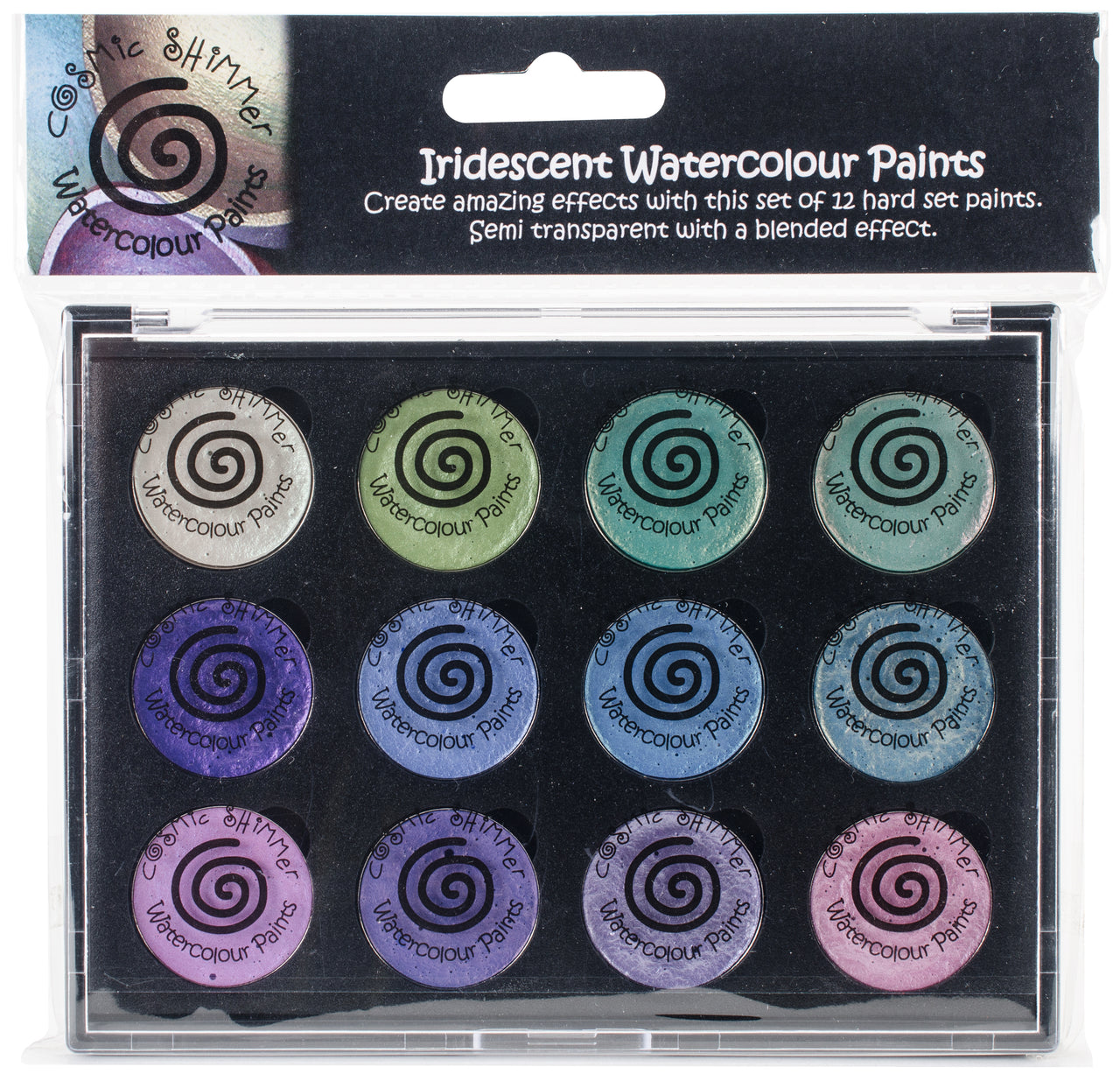 Creative Expressions Cosmic Shimmer Iridescent Watercolor Palette Set 4 - Summer Garden