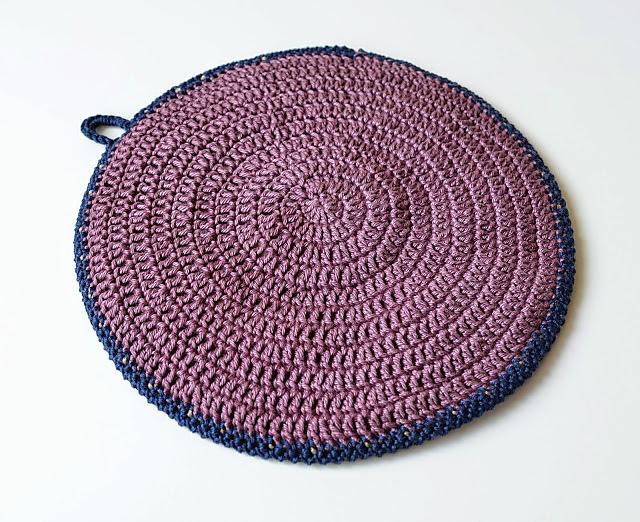Stained Glass Mandala Potholder