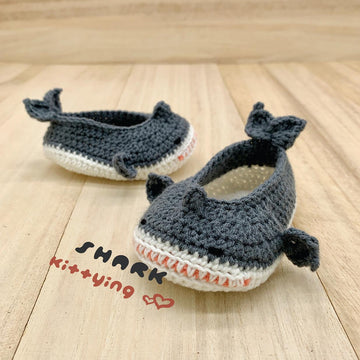 Shark Baby Booties by Kittying