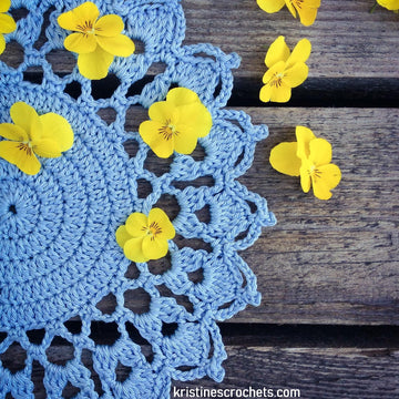 Summer Skies Doily Written Pattern