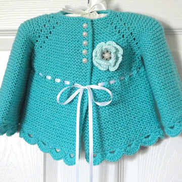 Knitting PATTERN Baby Jacket Baby Cardigan Anna