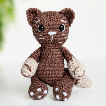 Crochet kitty cat amigurumi pattern pattern, easy crochet animal pattern