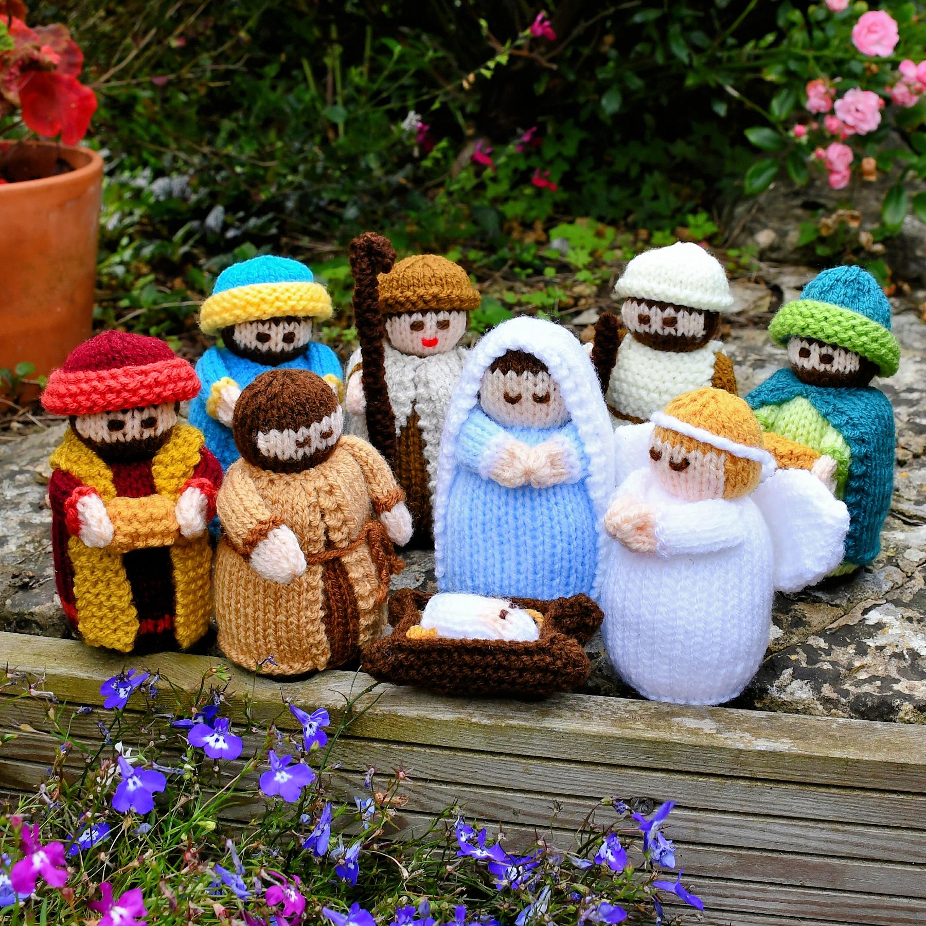 Nativity Story Dolls Knitting Pattern - Toy Knitting Pattern