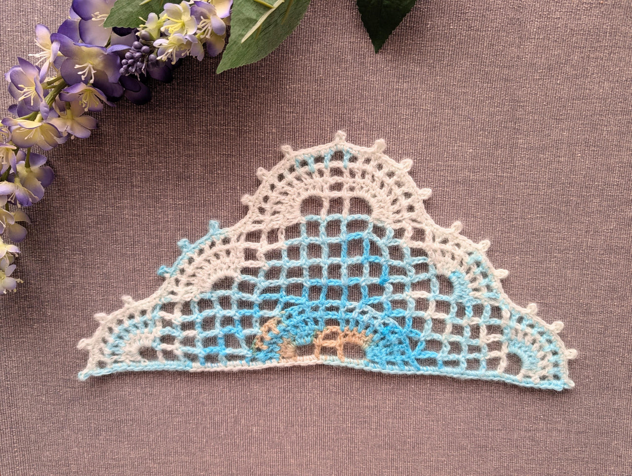 Crochet Bandana/Shawl Pattern/Chart #51