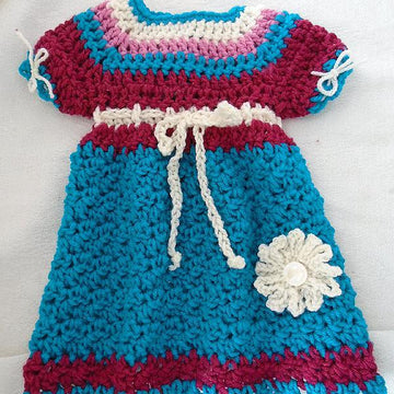Tyra Crochet Baby and Girl's Dress