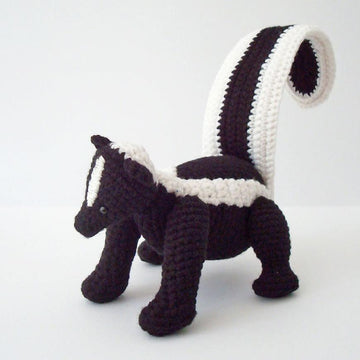 Striped Skunk Amigurumi Pattern