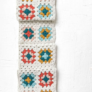 Perennial Granny Square Scarf