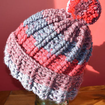 Oversized Ribbed Beanie