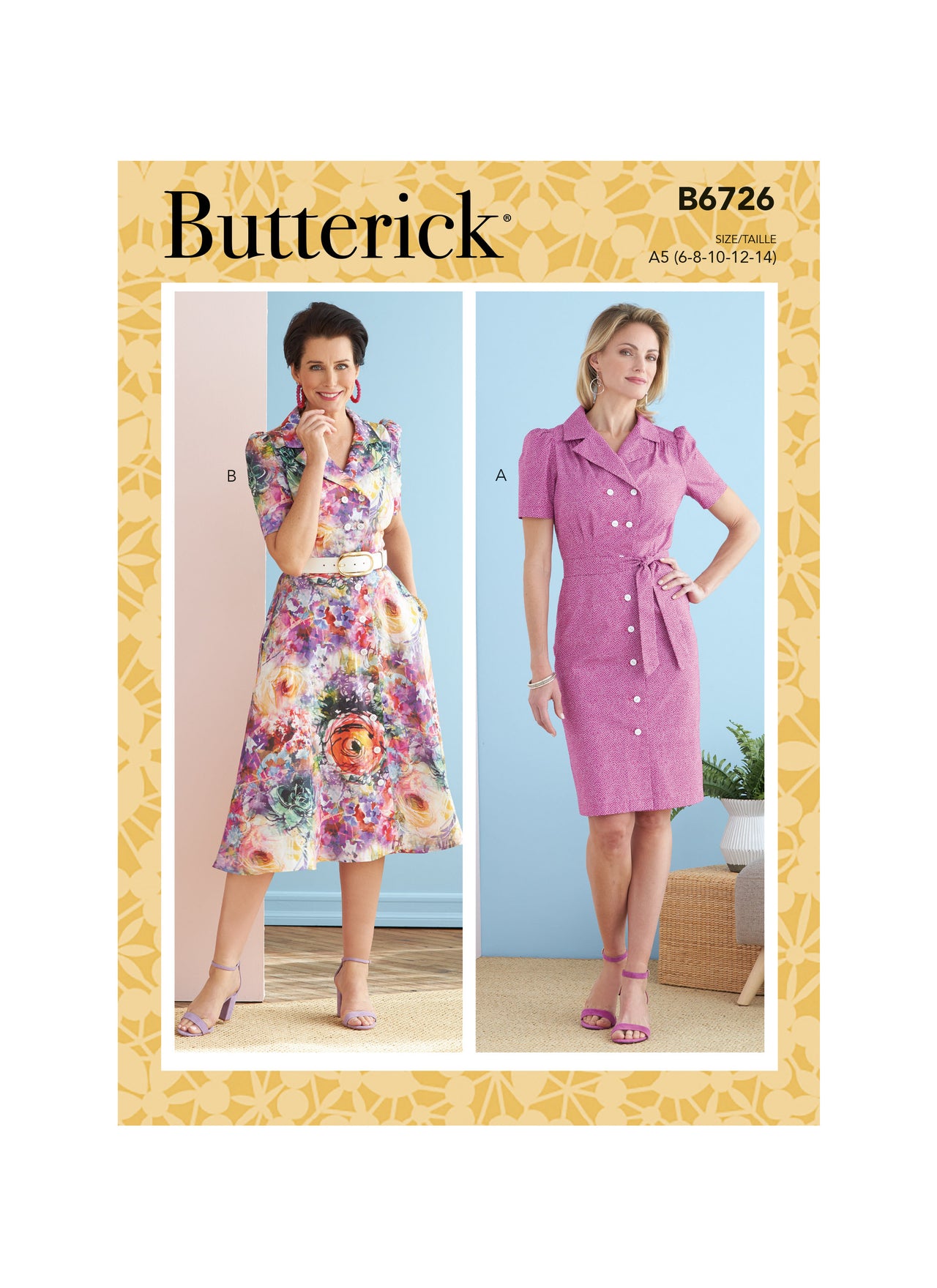 Butterick Misses' Dresses B6726 - Sewing Pattern