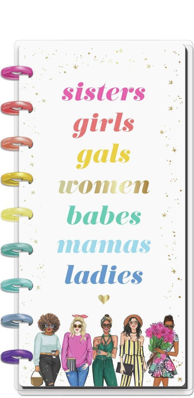 Happy Planner 12-Month Dated Skinny Planner - Sisters X Rongrong, July 2020-June 2