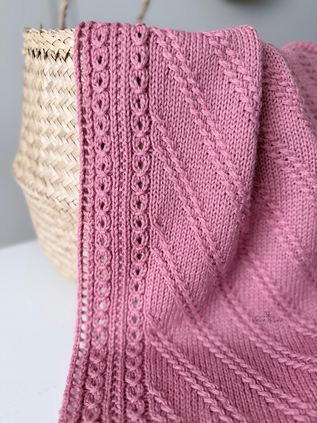 Rosie Rows Baby Blanket