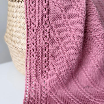 Rosie Rows Baby Blanket