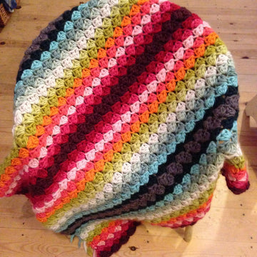 Fly me to the Moon blanket
