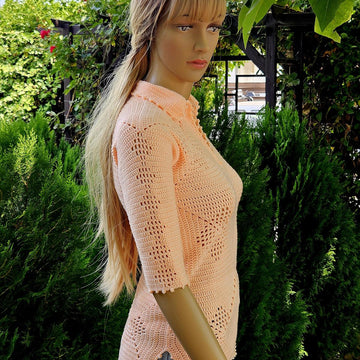 Crochet Sweater with granny squares