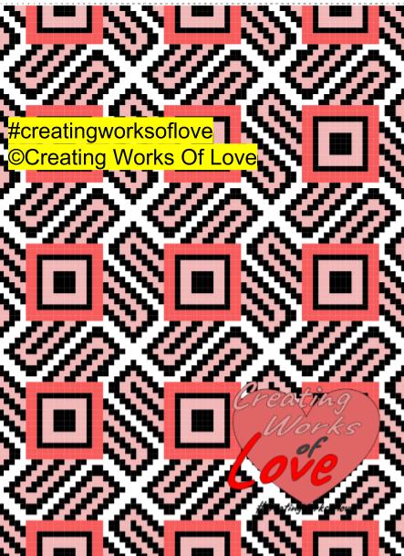 Geometric Shapes C2C Stitch graph