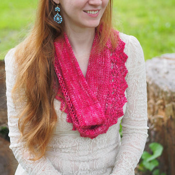 Lace and Crème Cowl