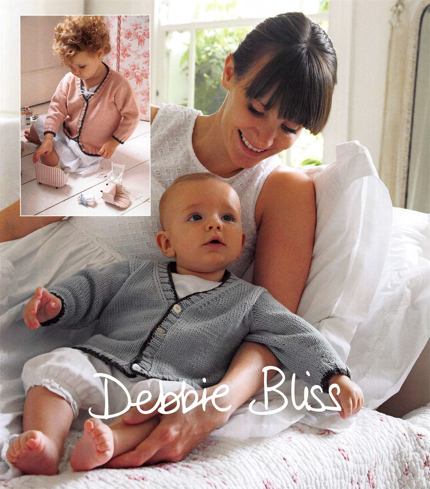 George Annabels Cardigan in Debbie Bliss Eco Baby - Downloadable PDF