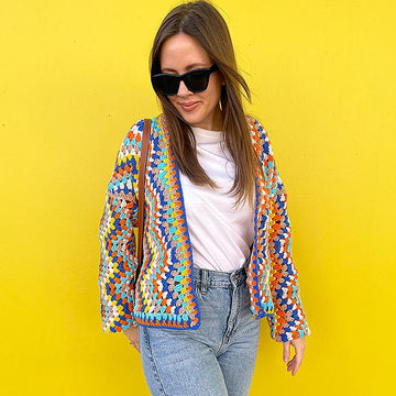 Striped Chevron Cardigan