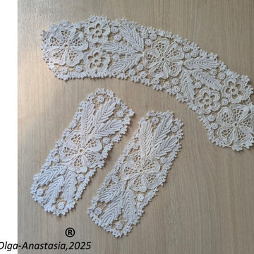 Irish Lace Collar & Cuffs