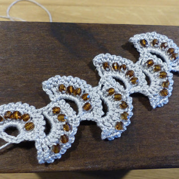 Bracelet "Fans & Pearls"