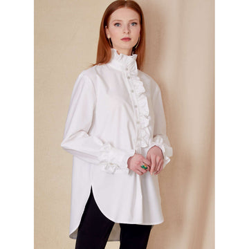 Vogue Misses' and Misses' Petite Shirt V1823 - Sewing Pattern