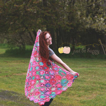 Flower Garden Throw