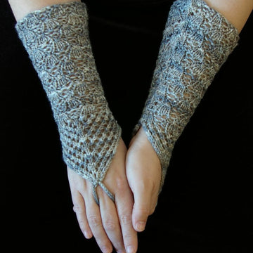 Chandelier fingerless gloves