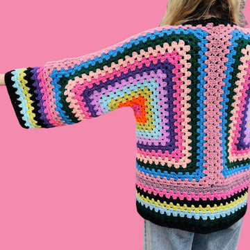 Hexagon Crochet Cardigan