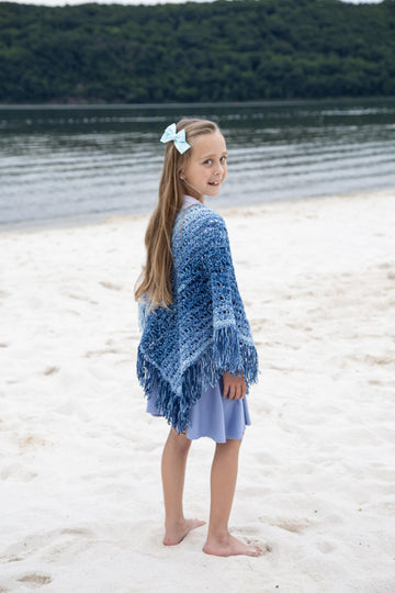 La Playa Girl's Poncho