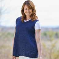 838 Lido Vest - Waistcoat Knitting Pattern for Women in Valley Yarns Worthington