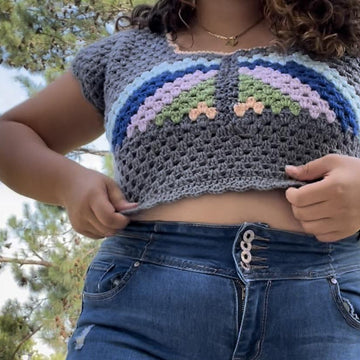 Rainbow Sunrise Top