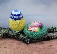 Blue Tit & Mini Egg Nest - Creme Egg Cover