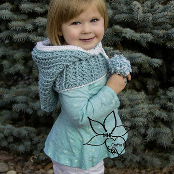 Winter Crystals Hooded Cowl
