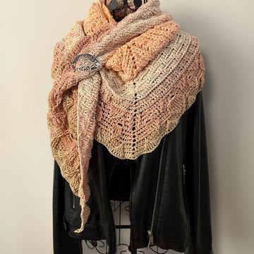 Flat Triangular Scarf "Gaia"