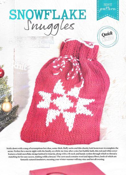 Star Motif Hot water Bottle Cover