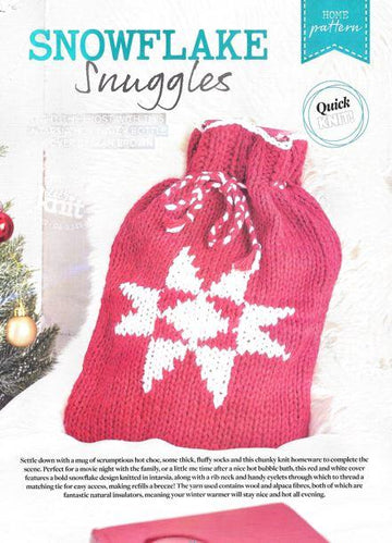 Star Motif Hot water Bottle Cover