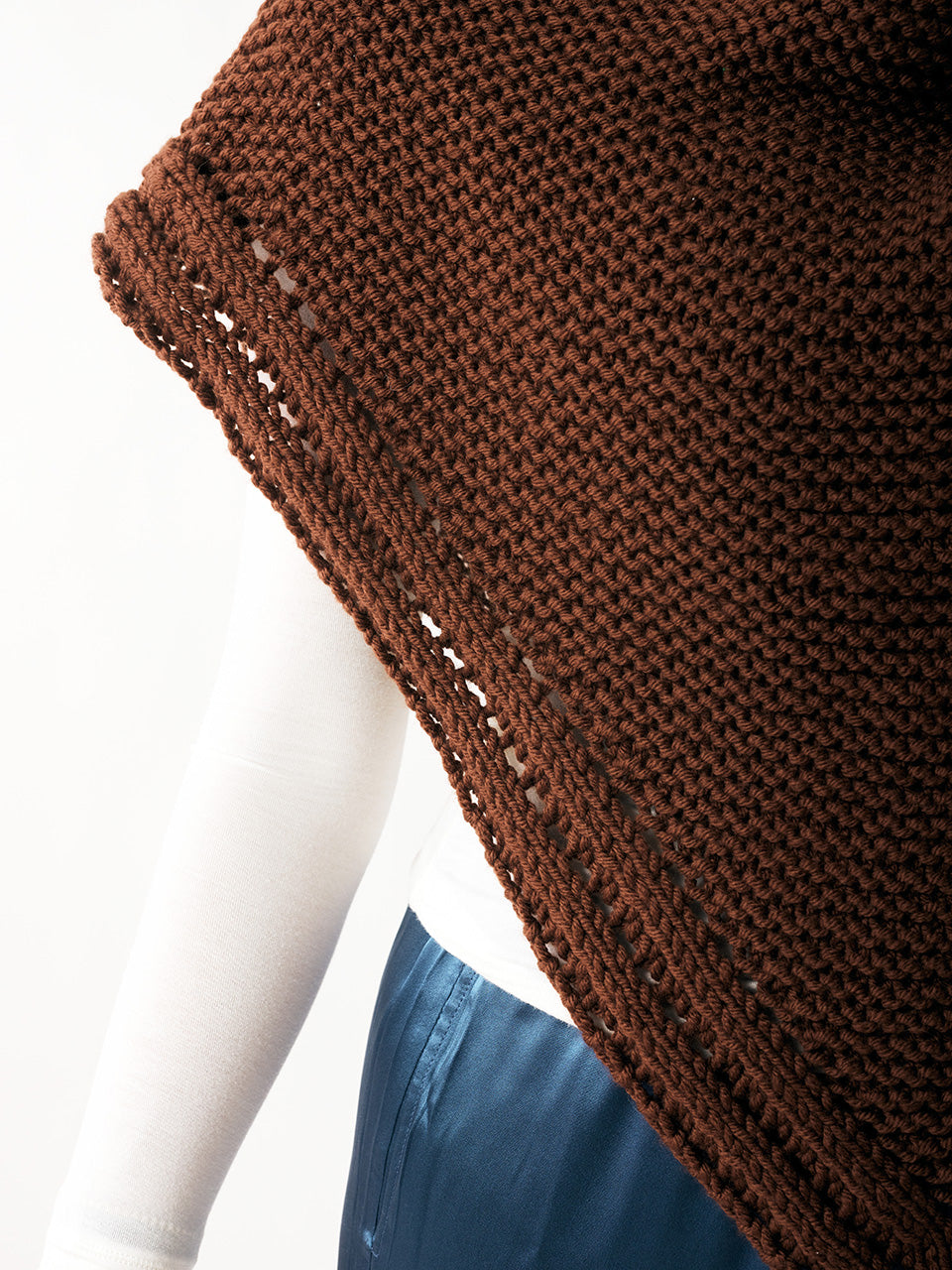 Posadas Shawl in Berroco Merino 401 Chunky