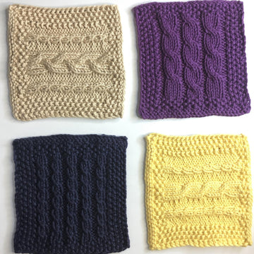 Cozy Cabled Coasters