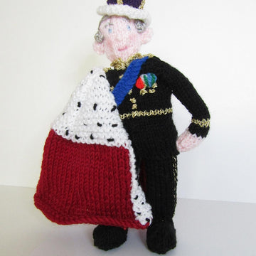 King Charles III Doll Robe Crown Royal Coronation
