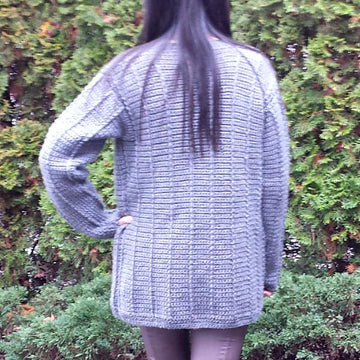 Cozy Ribbed Crochet Cardigan