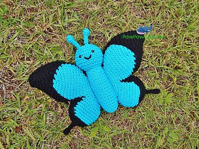 Amigurumi Ulysses Butterfly Pattern No.60
