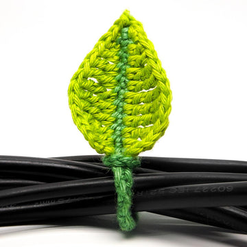 Leaf Cable Tie Crochet Pattern