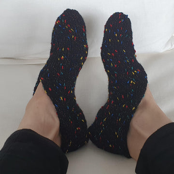 Shannon - 8ply easy knit slippers