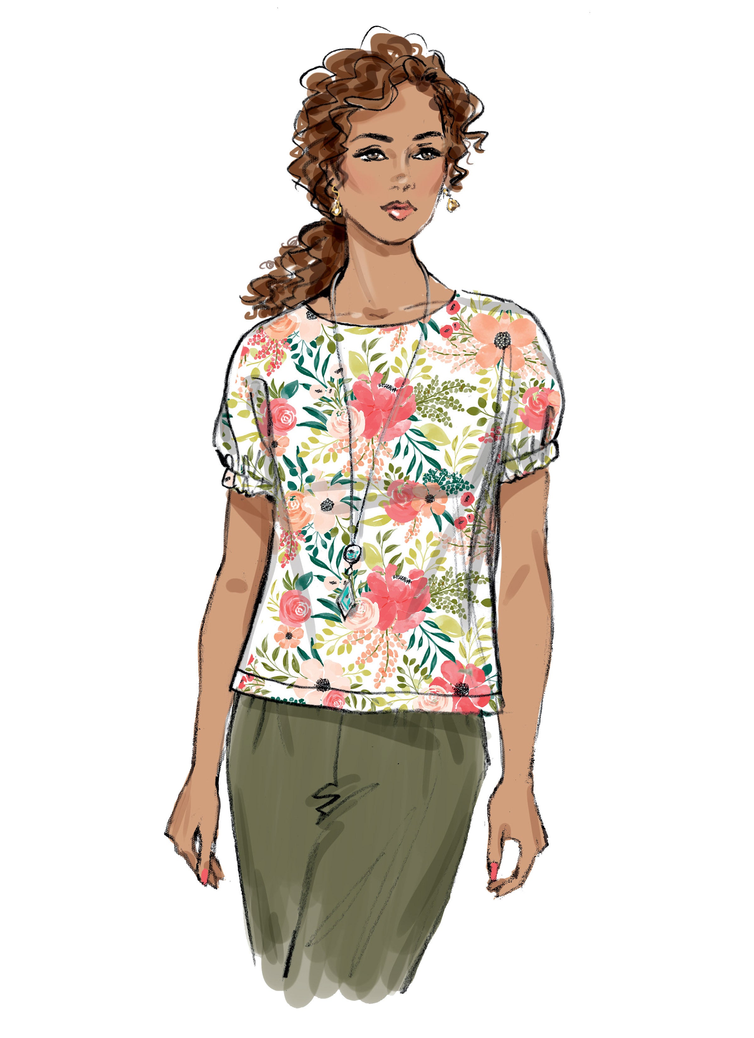 Butterick Misses' Tops B6875 - Sewing Pattern