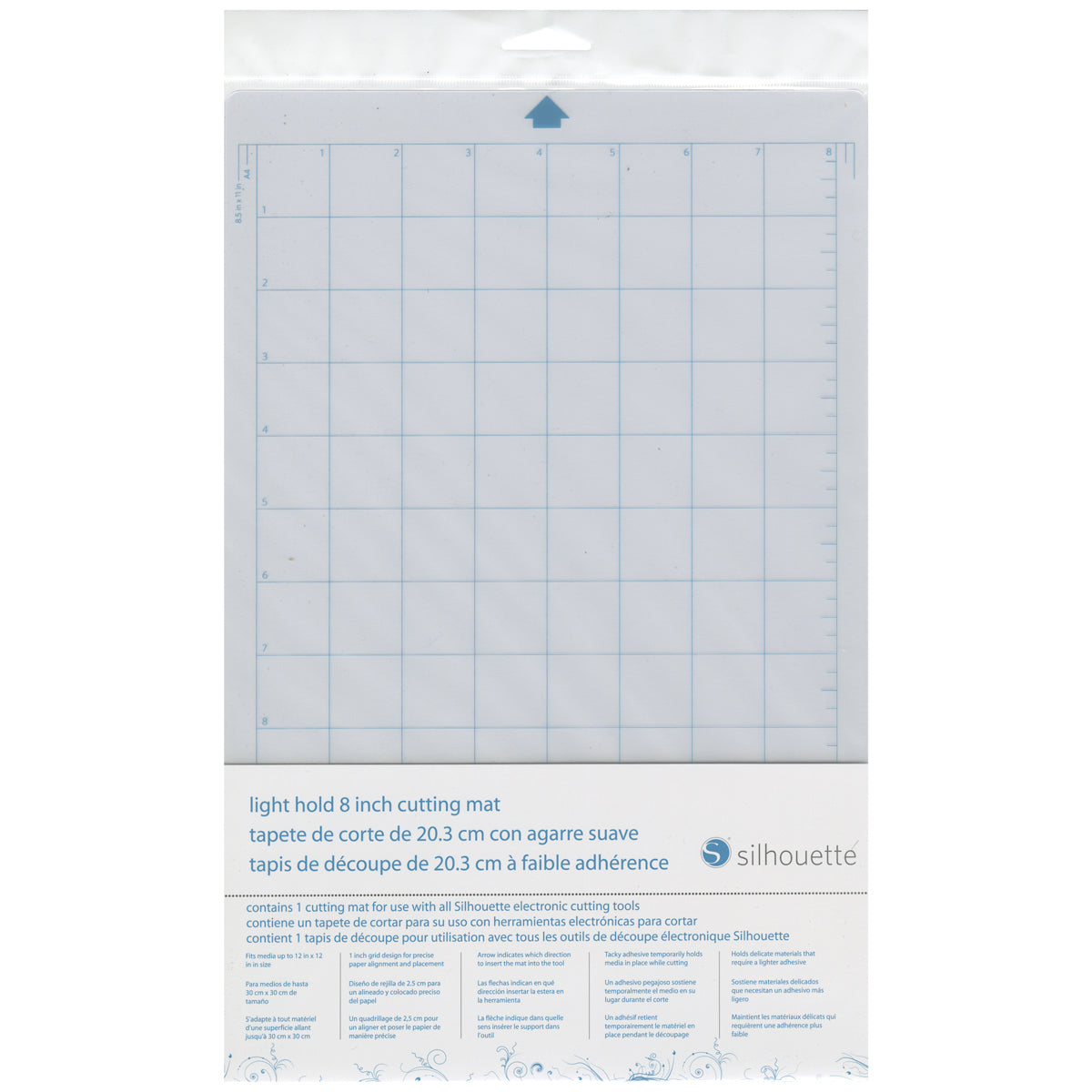 Silhouette America Silhouette Portrait Light Tack Cutting Mat - 8"X12"