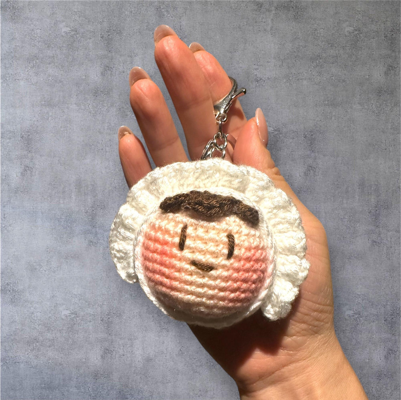 Dumpling Tuanzi Keychain Crochet Pattern